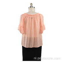 Casual zomerblouse met ronde hals voor dames